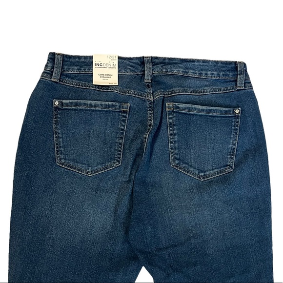 NWT INC Denim Core Denim Straight - Size 12 - Picture 6 of 10